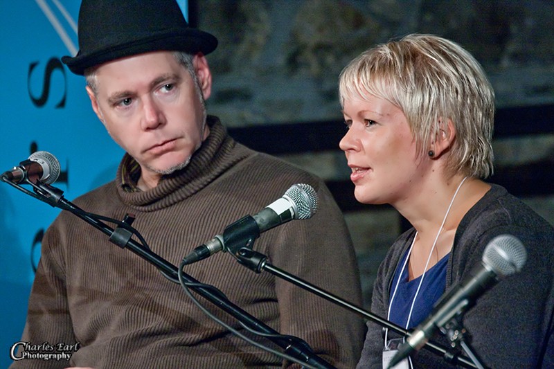 Mike Blouin and Elina Hirvonen