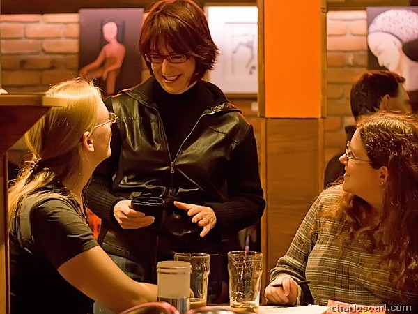 Having fun at the Owl